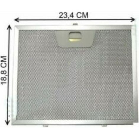 FILTRO CAPPA FRANKE 133.0017.055 FABER 4268961 IN ALLUMINIO 189 X 235mm F 234 (1/2)