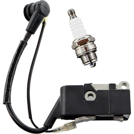 Bobine d'allumage avec bougie d'allumage pour tronçonneuse Brast BRB-KS-5202, Timberpro CS 5800 6150, Erman EM5201 (1/5)