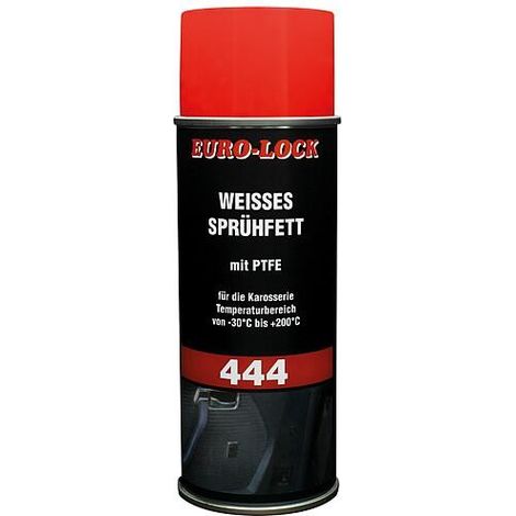 Graisse en spray blanc avec PTFE EURO-LOCK LOS 444 bombe aérosol 400ml