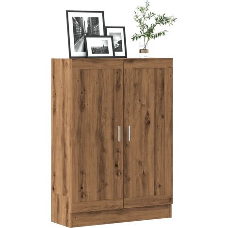 vidaXL Book Cabinet Artisan Oak 82.5x30.5x115 cm Engineered Wood