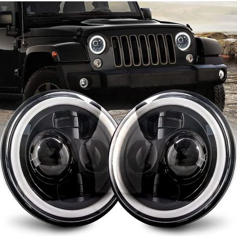 Phare automobile LED de 7 pouces, pour l'éclairage et le remplacement dans les véhicules, à usage professionnel.-AquaForge (1/4)
