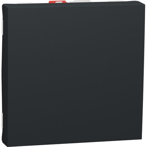 Schneider Electric – Interrupteur va-et-vient 10A – Connexion rapide – 2 modules – Anthracite – Pour installations électriques domestiques - NU320354 (1/6)