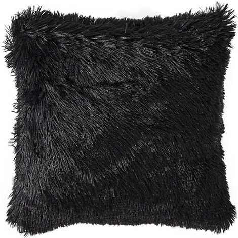 Housse de coussin double face en velours doux et confortable, style peluche cristal, pour canapé, lit ou autre chambre. (1/5)