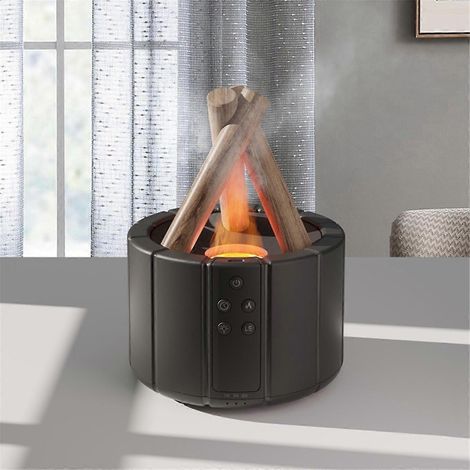 Diffuseur de brume froide ultrasonique pour lampe à huiles essentielles, noir-- (1/5)