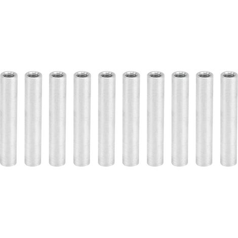 10 Pièces Colonnes de Raccordement Filetées Femelle en Alliage d'Aluminium M4x0.7mm, Longueur 42mm, pour Élévation et Espacement (1/5)