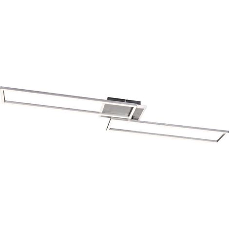 Plafonnier LED 40W connecté CCT 2700-6500K argent Rabalux (1/5)