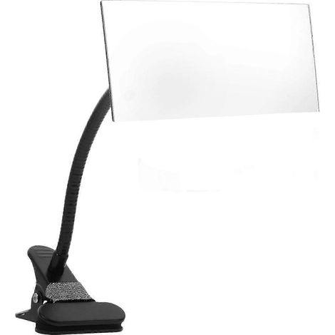 Miroir de sécurité à clipser, miroir convexe pour écran d'ordinateur de bureau, utilisé pour vérifier la situation derrière vous et assurer votre sécurité personnelle, moniteur de recul de bureau. (1/5)