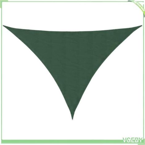 Voile de parasol - FAFEICY - 135503 - triangulaire 3x4x5 m - tissu Oxford PU - vert foncé (1/5)