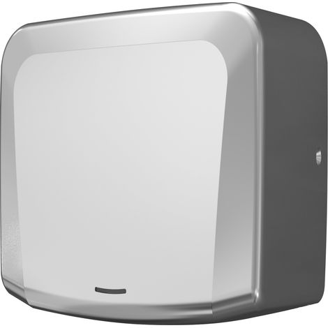 Sèche-Mains Uranus 1250W Inox avec Capteur et Filtre HEPA Argent