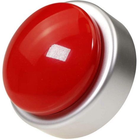 Große sprechende Uhr für Sehbehinderte, zeigt Uhrzeit, Datum und Wochentag an, ideal für blinde, ältere oder sehbehinderte Menschen (ROT + SILBER)