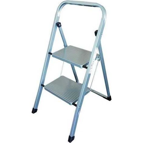 Sgabello Vigor Alluminio Tommy Gradini Larghi Gradini 2