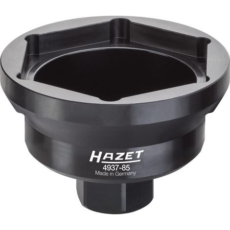 Hazet Nkw Achsmutter-Steckschlüssel, Außen-Sechskant Profil, 85 mm (1/4)