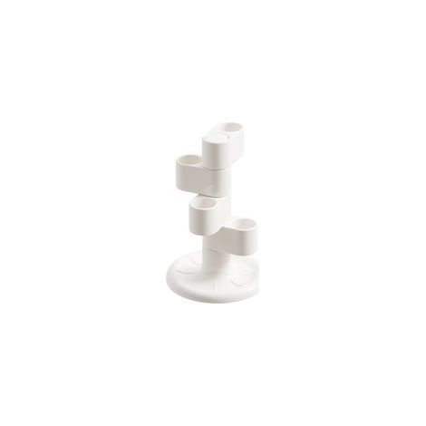 11x7x7cm Porte-brosses à dents pour salle de bain, support pour brosse à dents avec quatre emplacements divisés pour brosses à dents, rasoirs et pinceaux de maquillage, design unique des emplac (1/5)