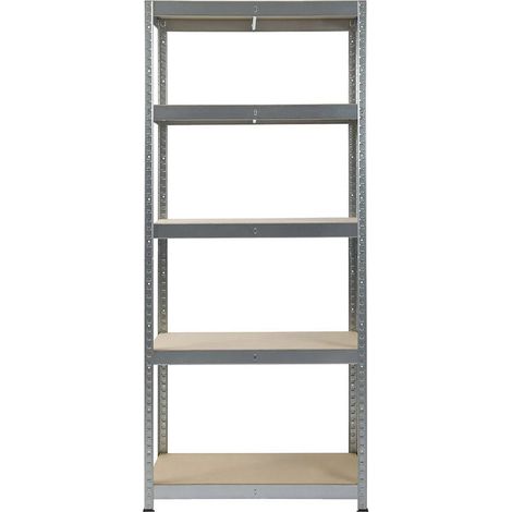 Etagère Rack MODULO STORAGE ROBBUST 2096558 - charge lourde 5 plateaux 350x75cm - hauteur 180cm