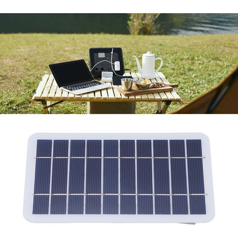 Chargeur de téléphone portable extérieur solaire 2W 5V avec panneau solaire (1/5)