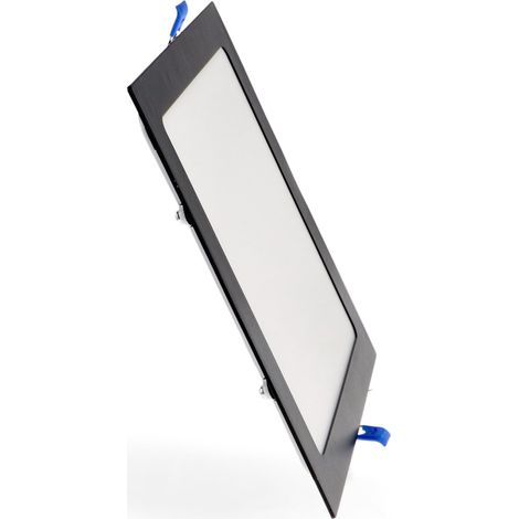 IluminaShop - Panel LED Cuadrado Negro 20W CCT