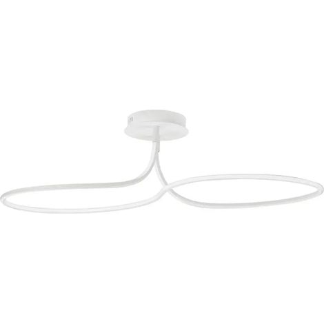 [NEUWERTIG] B-Ware Nova Luce Deckenleuchte Deckenlampe Fungo Led Lampe Weiß Warmweiß Dimmbar 47 W