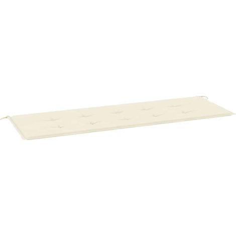 Maison Exclusive - Gartenbank-Auflage Creme 150x50x4 cm Oxford-Ge