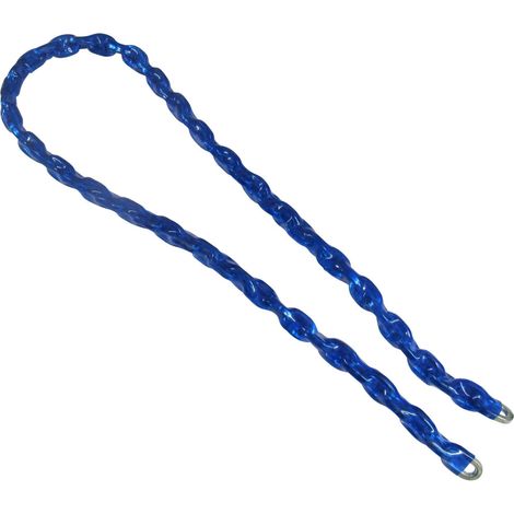 Strong Heavy Duty Security Chain 1M Long 8MM Diameter (Hardened Steel Links Plastic Coated Bike)