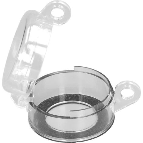 Protection pour bouton-poussoir 30 mm, interrupteur d'arrêt d'urgence, couvercle transparent anti-poussière BS‑02 (1/5)