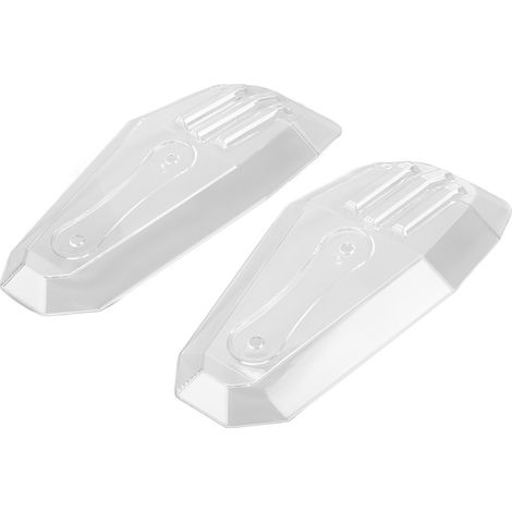 Universelle Handschützer und Windschutzscheiben für Motorradlenker, transparente Windschutzscheibe, Fahrzubehör, robuste Griffschützer, kompatibel mit allen Motorradtypen. (1/5)