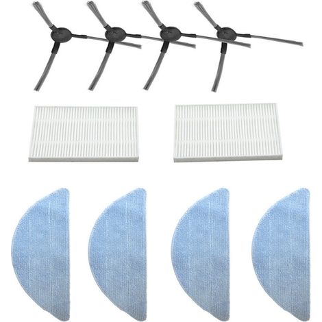 Accessoires pour aspirateur Proscenic série 800T 820 830 - Brosse latérale chiffon HEPA inclus (1/5)