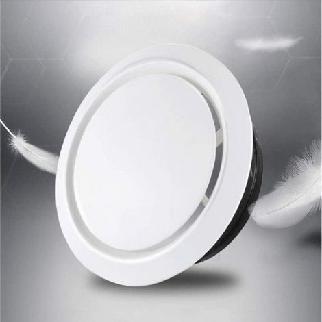 Coperchio per condotto di ventilazione Griglia di ventilazione regolabile 75 mm Griglia di ventilazione in plastica Coperchio per condotto di alimentazione dell'aria (1/5)