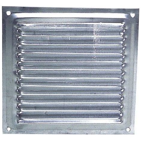 Rejilla Ventilación Atornillar 20x20 cm. Aluminio