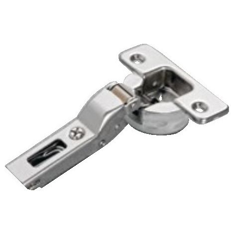 Charnière à visser SILENTIA+ série 700 ouverture 110° coudée de 9 argent - SALICE - C7A6GE9