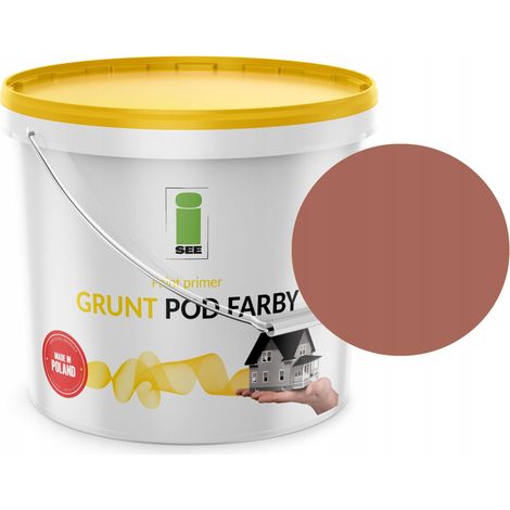 Imprimación de silicona para pintura exterior, tono marrón oscuro salmón, 10 l (1/5)