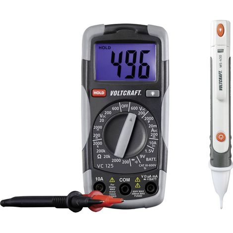 [GEBRAUCHT] B-Ware voltcraft Hand-Multimeter digital DT-TEST-KIT 150 Kalibriert: Werksstandard