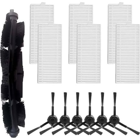 Lot de 13 brosses latérales principales pour aspirateur robot pour Tapo RV10 RV30, 1 brosse à rouleau principale, 6 filtres, 6 bro (1/5)