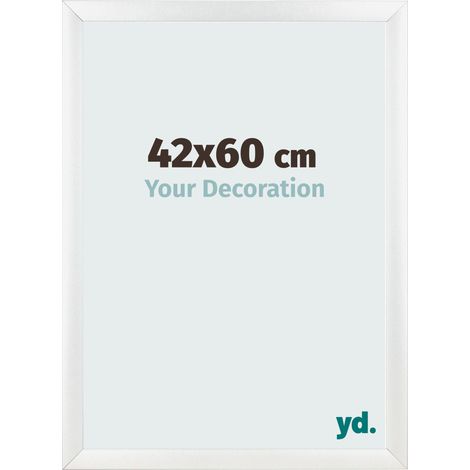 yd. - Cadre photo 42x60 - Blanc Brillant - MDF - Pisa (1/5)