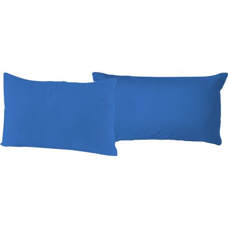 Coppia di Federe 52x82 cm in Cotone Tinta Unita Royal (1/2)