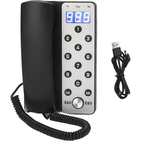 Drahtloses Gegensprechanlagentelefon, 433 MHz, stabile Übertragung, 1000 m Reichweite, Vollduplex-Gegensprechanlagentelefon