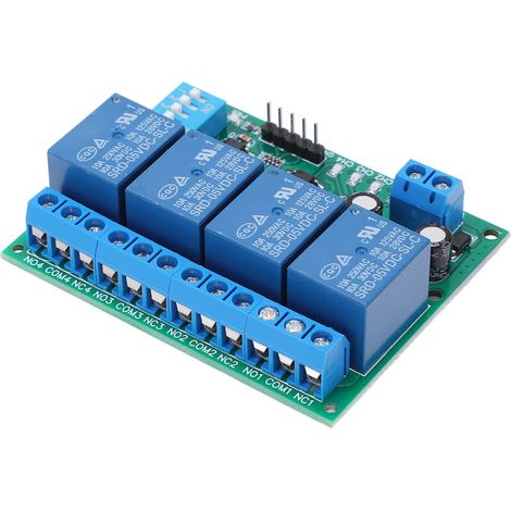 Module relais DIP 4 canaux, carte de commande, contrôleur de commutateur, accessoire électronique 5 V CC (1/5)