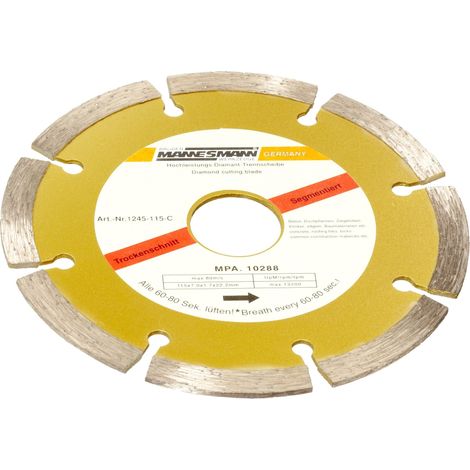 Disco diamantato WESTBERG 115x1,8x22,2mm segmento 21111.01