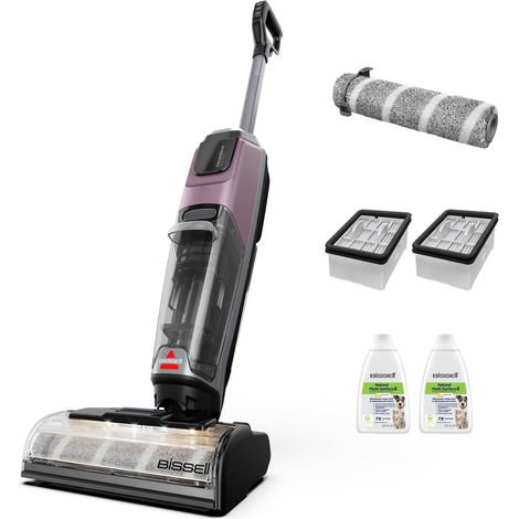 Bissell CrossWave OmniForce EdgeFind, aspiratore senza fili per liquidi e solidi, aspira e lava in una sola passata, luci a LED FurFinder, pulizia ZeroGap, pulizia multisuperficie fino 350m², 4325N (1/5)