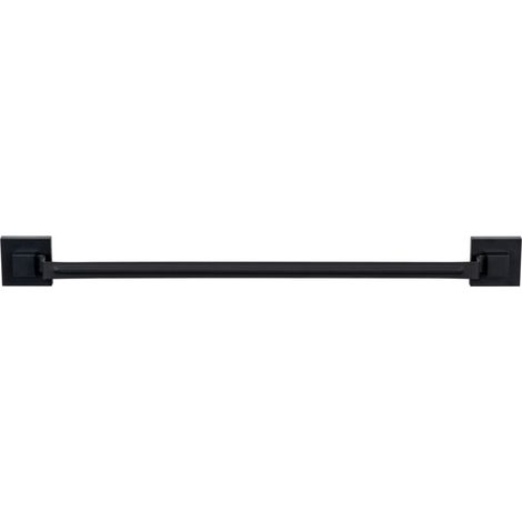 Porte-serviettes Vacuum-Loc noir 60 cm sans perçage barre porte-serviettes mural inox design noir accessoires salle de bain fixation sans percer salle de bain porte-serviettes vacuum