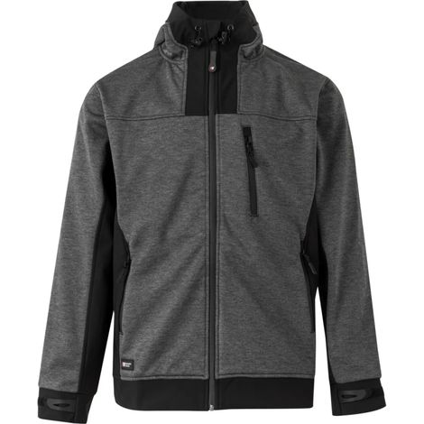 Cazadora soft shell bicolor capucha velilla - size S (1/5)