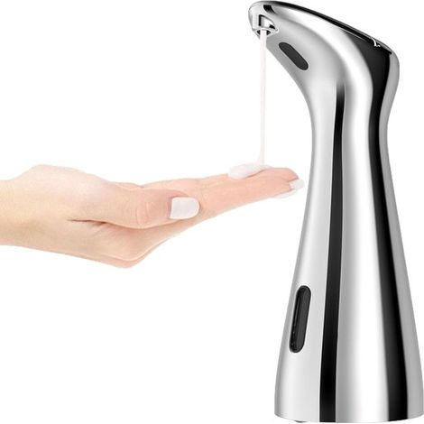 Dispensador de jabón automático sin contacto con resistencia al agua IPX6 para encimeras de baño y cocina. (1/5)