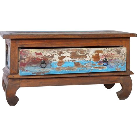 Maison Exclusive - Couchtisch 80x50x40 cm Teak Altholz