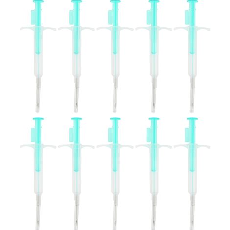 Lot de 10 micropuces pour animaux 134,2 KHz, légères et sûres, avec 10 étiquettes, pour identification du bétail, poissons et faune (1/5)