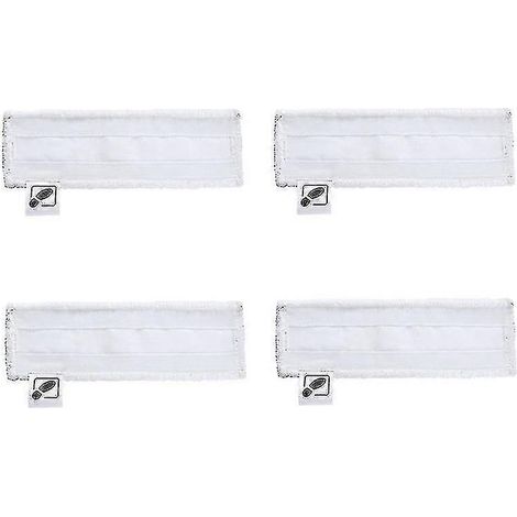 Filiyano-Lot de 4 protections pour chiffons de nettoyage et balais vapeur Karcher Easyfix - hao (1/5)