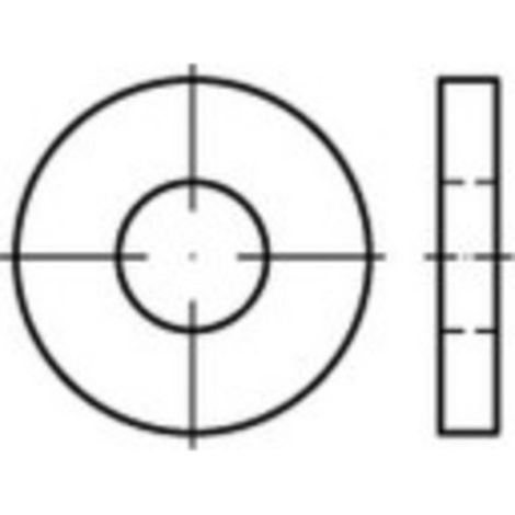 RONDELLE 5.3 MM 15 MM ACIER INOXYDABLE A2 100 PC(S) TOOLCRAFT 1067782 (1/2)