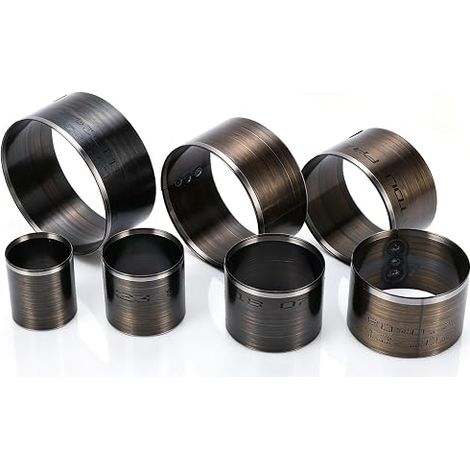 Coupe de cercle en cuir, 7 pièces en cuir Set d'outils de coupe de cercle en acier au carbone Trou d'outil de poinçonnage rond Kit d'outils de poinçonnage pour l'artisanat bricolage (1/5)