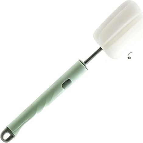 Beyamis Brosse de nettoyage de tasses à long manche, éponge et petite brosse pour un nettoyage sans recoins.