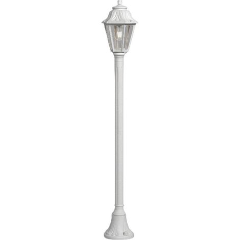 Lampioncino esterno top light asti pa140 bi e27 led ip55 resina