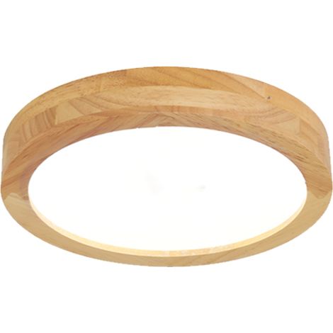 LED Plafonnier Industrielle Moderne Lumière Blanc Froid 6000K 30x30x4.5cm Lampe pour Salle de Bain Couloir Escalier (1/5)