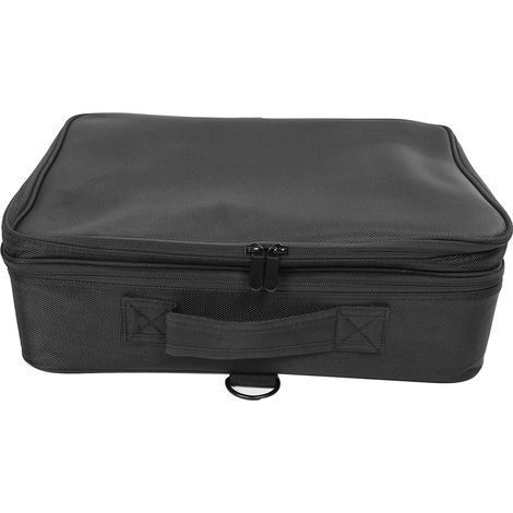 Trousse de rangement professionnelle pour coiffeur, étui portable pour outils de tatouage et cosmétiques, organisateur de matériel avec fermeture éclair, sac de transport multifonction. (1/5)
